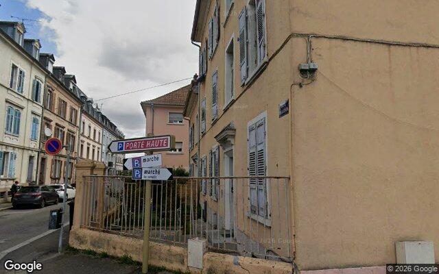 Façade : 42 rue Huguenin, Mulhouse